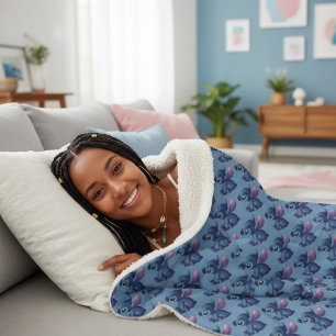 Stitch Sherpa Blanket