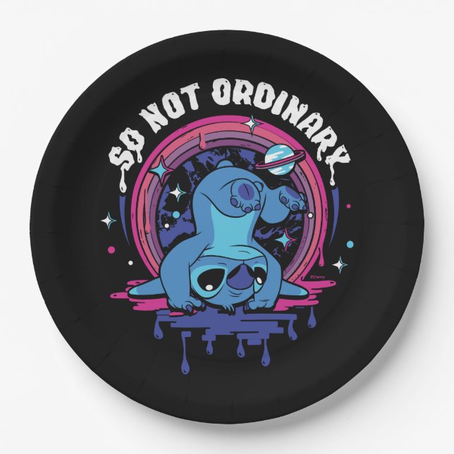 Stitch | So Not Ordinary Paper Plate (Front)