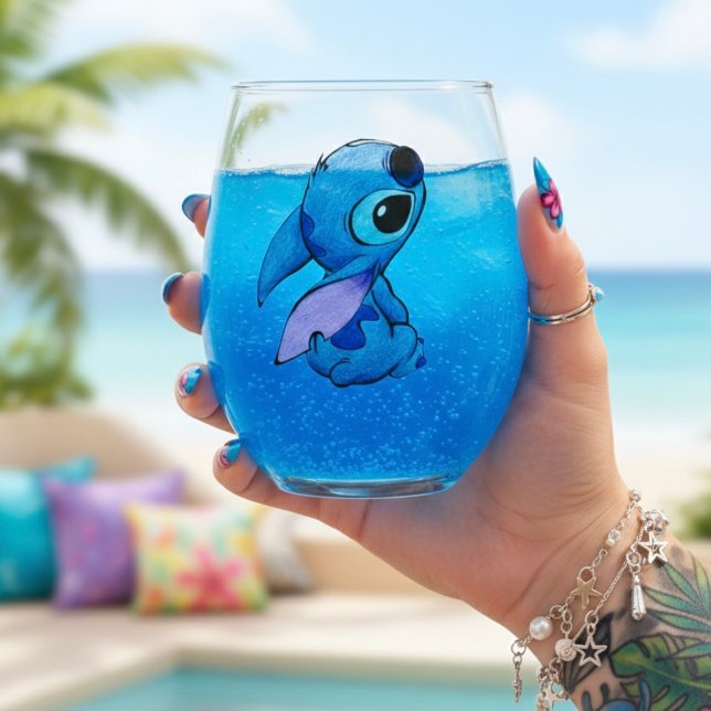 Stitch Stemless Wine Glass (Creator Uploaded)