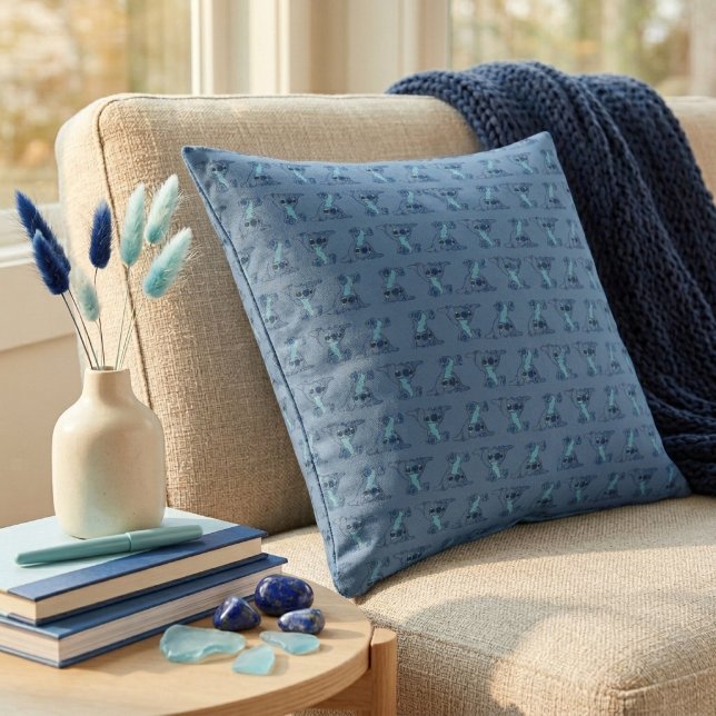 Stitch Throw Pillow (Creator Uploaded)