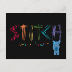 Stitch Was Here Postcard