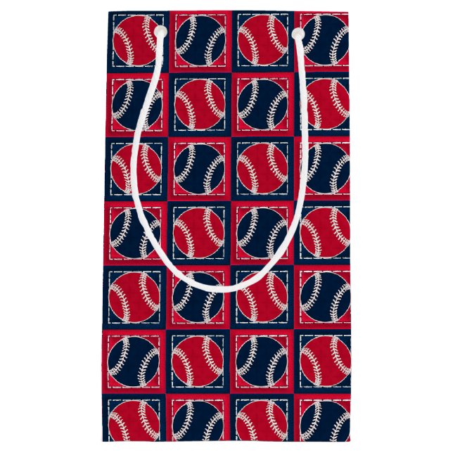 Stitched Baseballs 01-GIFT BAG S (Front)