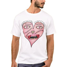Stitched Heart Skull