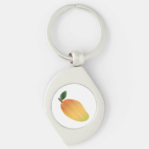 Stitched mango design keychain