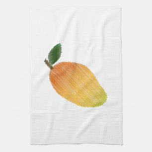 Stitched mango design kitchen towel