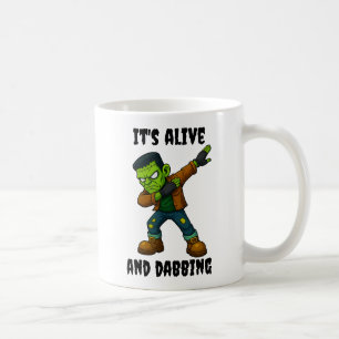 Stitched Monster is alive and dabs for Halloween Coffee Mug
