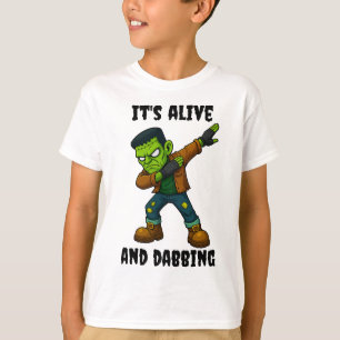 Stitched Monster is alive and dabs for Halloween T-Shirt