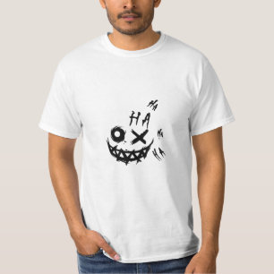 Stitched Smile Grin T-Shirt