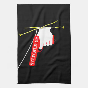 Stitched Up Kitchen Towel