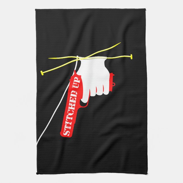 Stitched Up Kitchen Towel (Vertical)