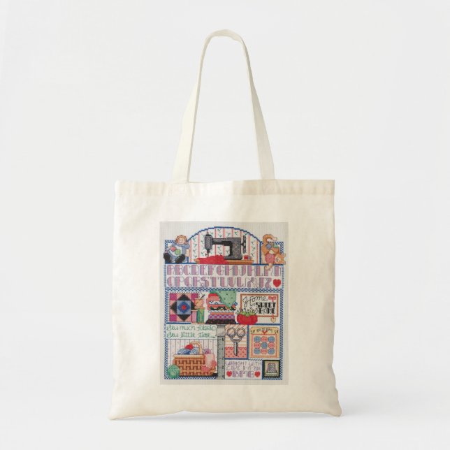 Stitcher's Sampler Tote (Front)