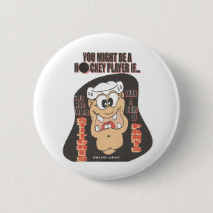 STITCHES 2 INCH ROUND BUTTON