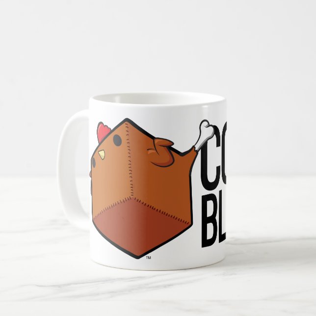 Stitchmind's Mighty Cockblock Fried Mug (Front Left)
