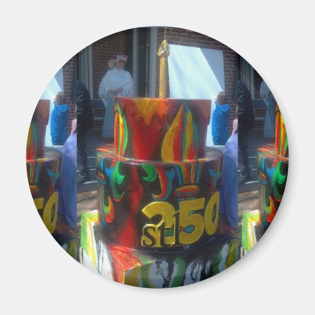 Stl250 Fleur De Lis Aimant De Gâteau Payne Gentry  (Devant)