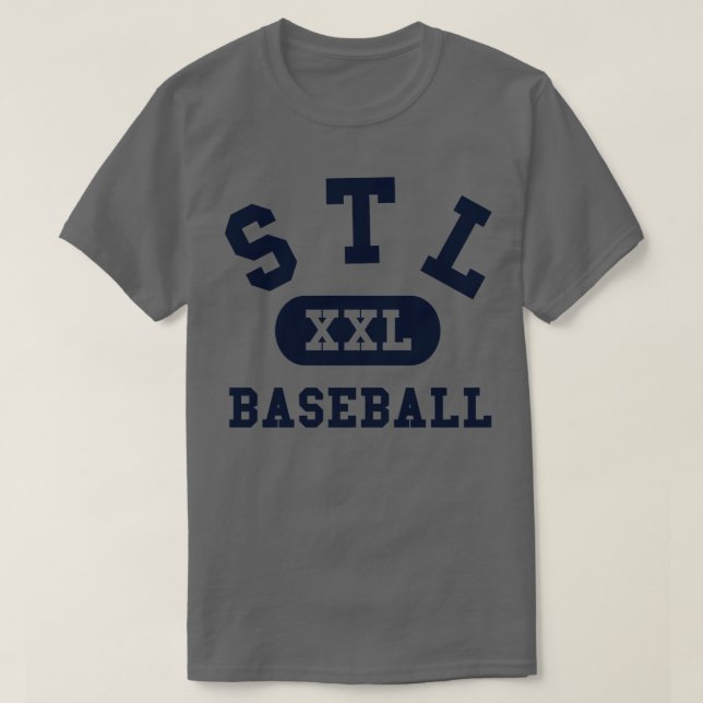 STL Baseball III TShirt (Design Front)