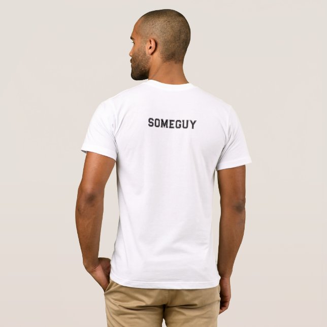STL Gateway Badlanders Upper Left Mens T-Shirt (Back Full)
