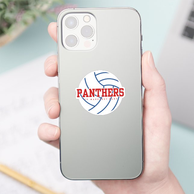 STMM Panthers Volleyball Vinyl Stickers (Phone)