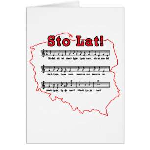 Sto Lat ! Carte de la chanson polonaise