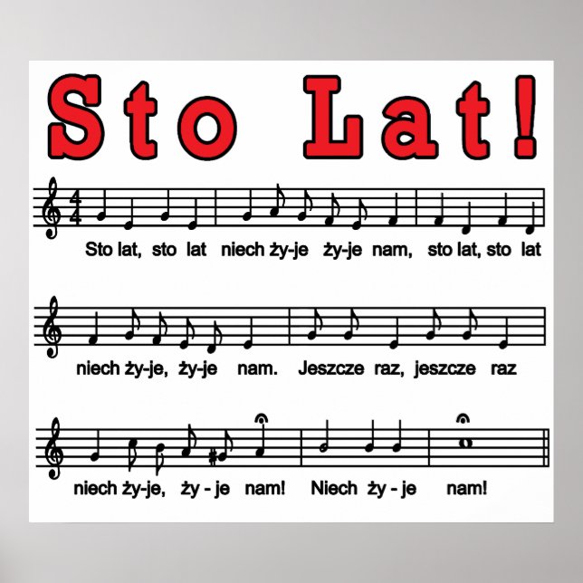 Sto Lat ! Impressions de chansons (Devant)