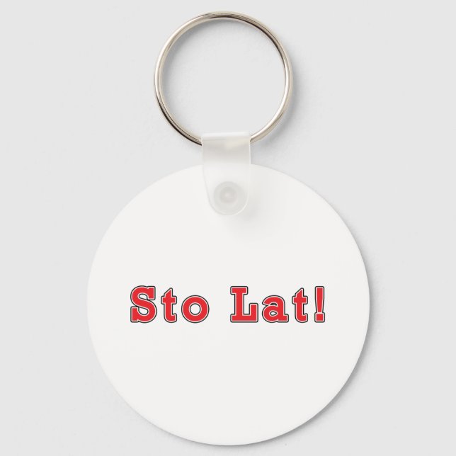 Sto Lat! Keychain (Front)