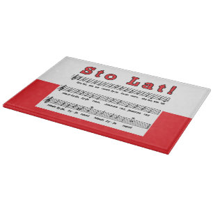 Sto Lat! Song Cutting Board