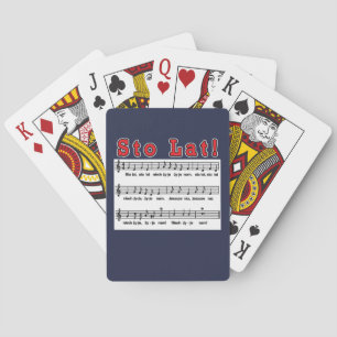 Sto Lat! Song Playing Cards