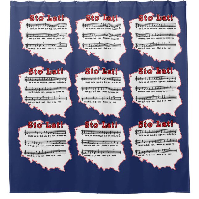Sto Lat! Song Polish Map (Front)