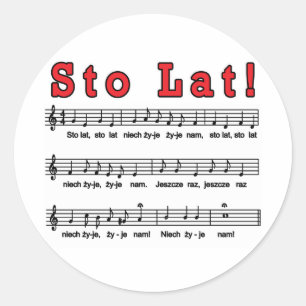 Sto Lat ! Sticker