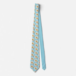 Stoa Light Blue Daisy Necktie