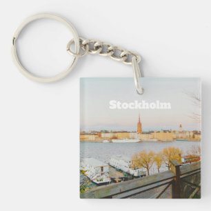 Stocholm, Sweden souvenir Keychain