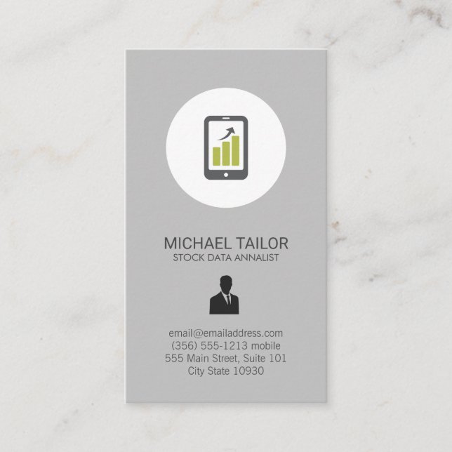 Stock Annalist Business Card (Front)