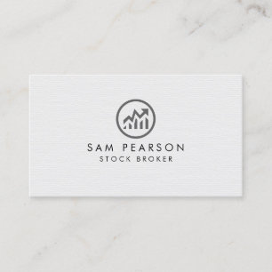 Stock Broker Share Market Investment Business Card