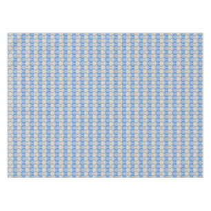 Stock Candystripe Blue Tan Tablecloth