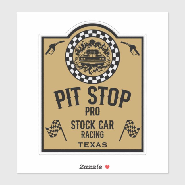 Stock Car Racing Gift (Sheet)