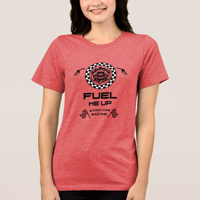 Stock Car Racing Gift Tri-Blend Shirt (Front)