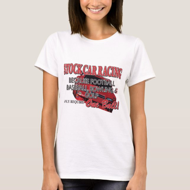 Stock Car Racing T-Shirt (Front)