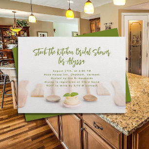 Stock de la cuisine nuptiale douche Invitations