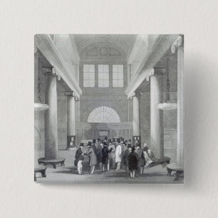 Stock Exchange 2 Inch Square Button