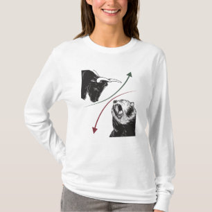 Stock Exchange Shares Market Bear Bull Prices T-Shirt