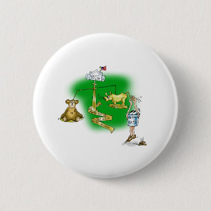 Stock Market 2 Inch Round Button