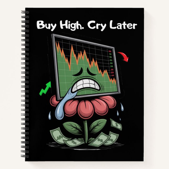 Stock Market Art Notebook (Front)