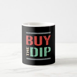 Stock Market Buy The Dip Bear Bull Trading Trader Coffee Mug