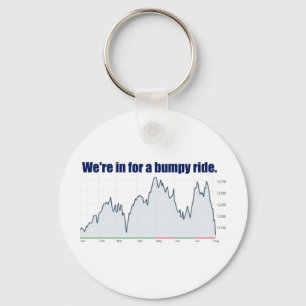 STOCK MARKET CHART BUMPY RIDE KEYCHAIN