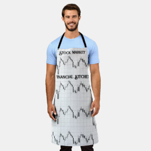  Stock Market Financial Kitchen Personalized Apron