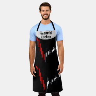 Stock Market Financial Kitchen Personalized Apron