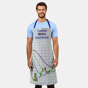 Stock Market Financial Kitchen Personalized Apron