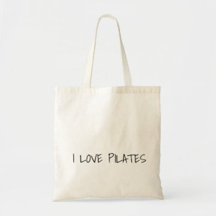 Stock market I Love Pilates Tote Bag