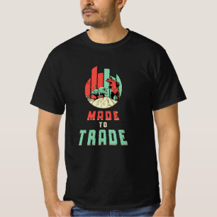 Stock Market Trading Investor Bear Bull Trader T-Shirt