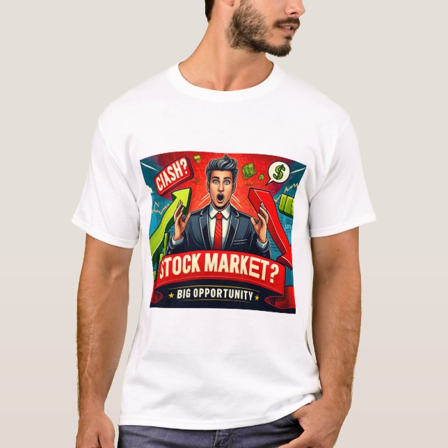 Stock Market trends  T-Shirt (Front)