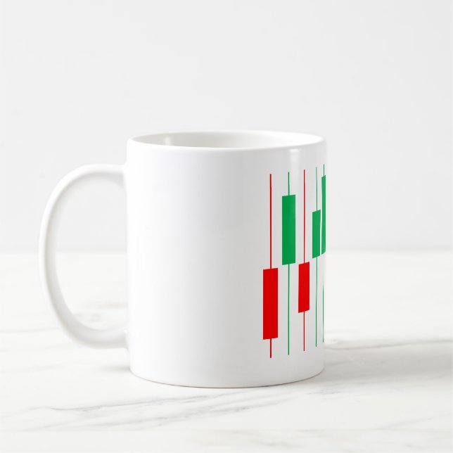 Stock Market Tshirt Coffee Mug (Left)